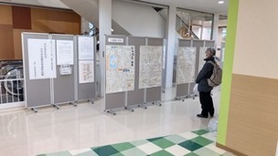 パネル展開催風景（「文化財マップ作品展」）