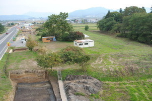 整備前の三之丸西側（2011年、北から）