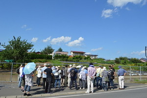 歴史体感ツアー開催風景（大光寺城跡）
