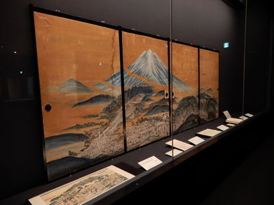 岩木山と岩木川展示